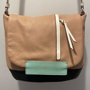 Marc By Marc Jacobs Tan and Mint Crossbody Bag